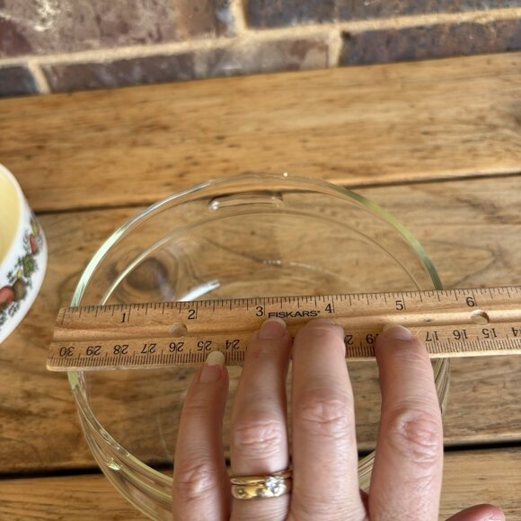 PYREX SPICE OF LIFE See-N-Store GLASS CANISTER CONTAINER 4" x 6" vintage 1970's - Picture 10 of 12